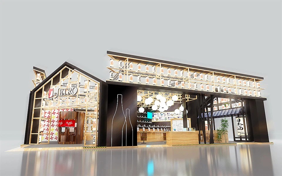 Decorare de cabină expozițională în Shanghai