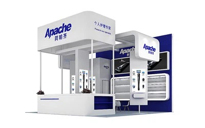 Configurarea cabinei de expoziție în Hong Kong